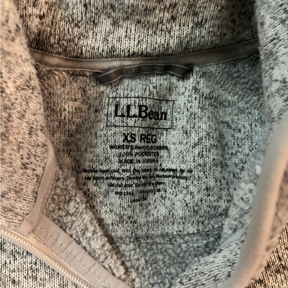 L.L. Bean Heathered Gray Zip-Up Jacket - Picture 5 of 6